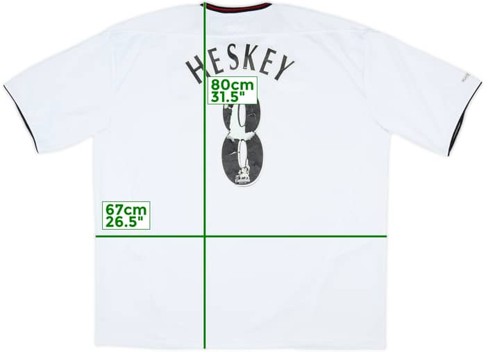 2003-04 Liverpool Away Shirt Heskey #8 - 4/10 - (XXL)