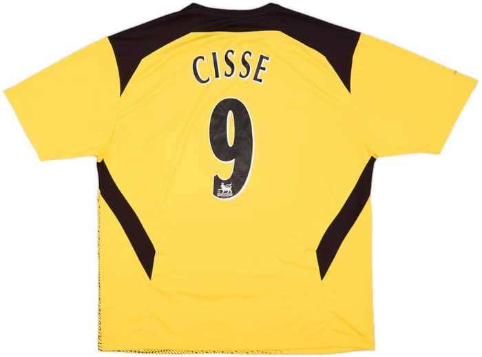 2004-06 Liverpool Away Shirt Cisse #9 - 6/10 - (XL)