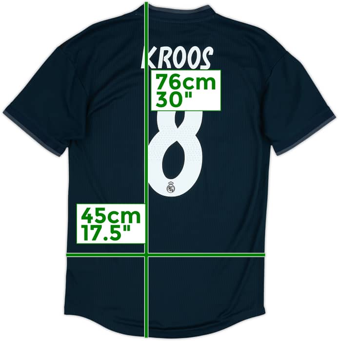 2018-19 Real Madrid Authentic Away Shirt Kroos #8 - 9/10 - (S)