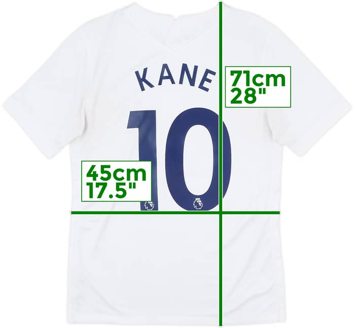 2021-22 Tottenham Home Shirt Kane #10 - 7/10 - (S)