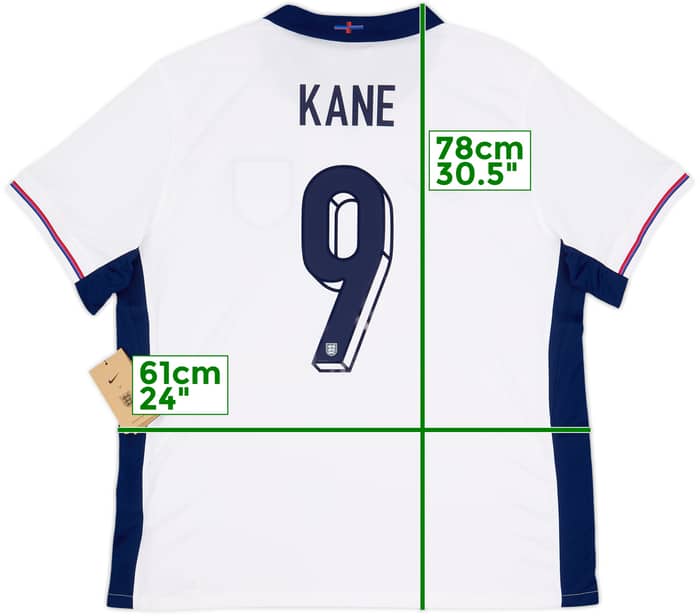 2024-25 England Home Shirt Kane #9 (XL)
