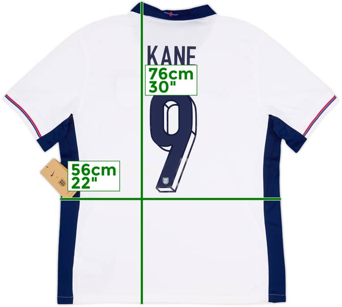 2024-25 England Home Shirt Kane #9 (L)