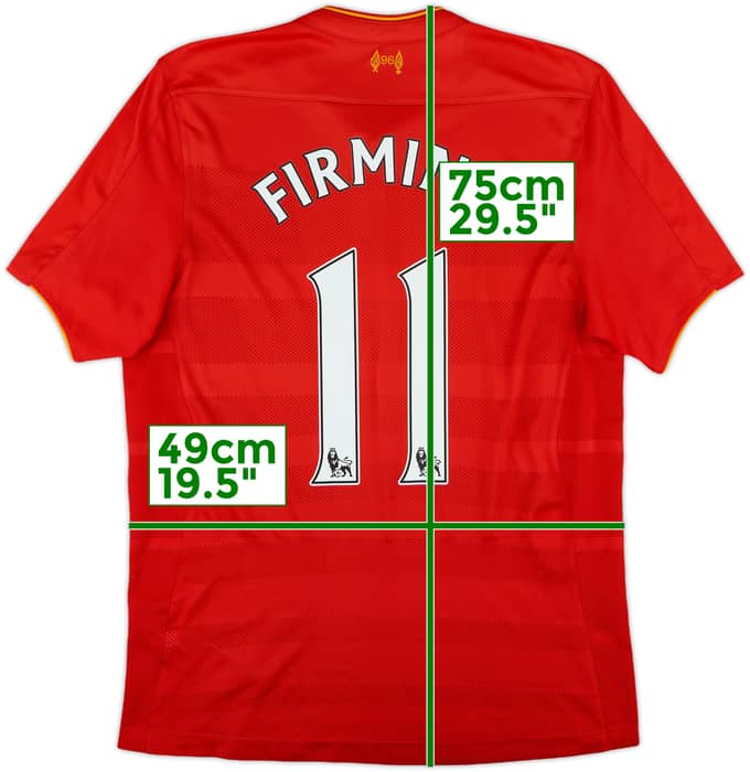 2016-17 Liverpool Home Shirt Firmino #11 - 7/10 - (M)