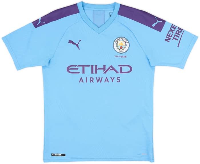2019-20 Manchester City Home Shirt De Bruyne #17 - 9/10 - (S)