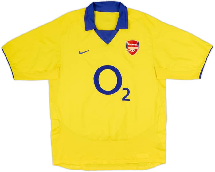 2003-05 Arsenal Away Shirt Bergkamp #10 - 7/10 - (M)