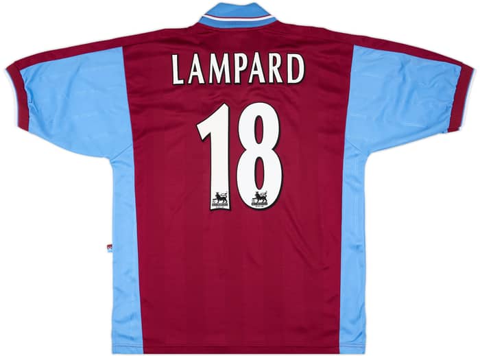 1997-98 West Ham Home Shirt Lampard #18 - 10/10 - (L)