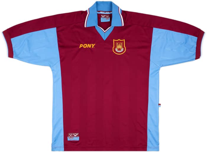1997-98 West Ham Home Shirt Lampard #18 - 10/10 - (L)