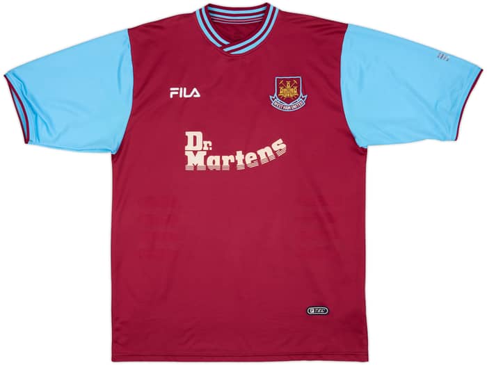 2001-03 West Ham Home Shirt Di Canio #10 - 9/10 - (L)