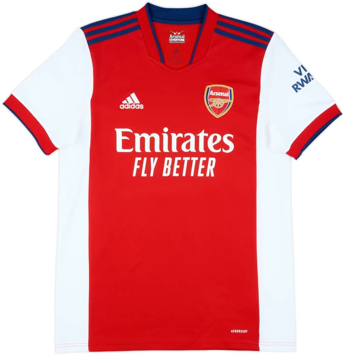 2021-22 Arsenal Home Shirt Odegaard #8 - 9/10 - (L)