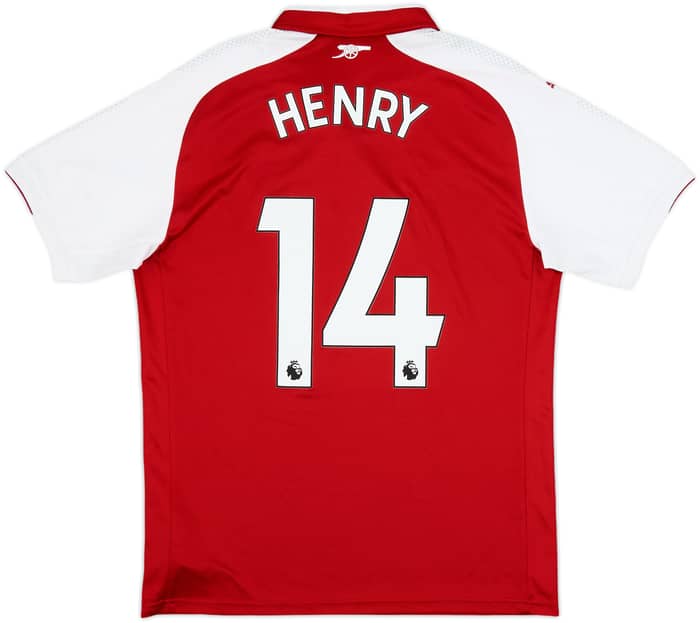 2017-18 Arsenal Home Shirt Henry #14 - 8/10 - (M)