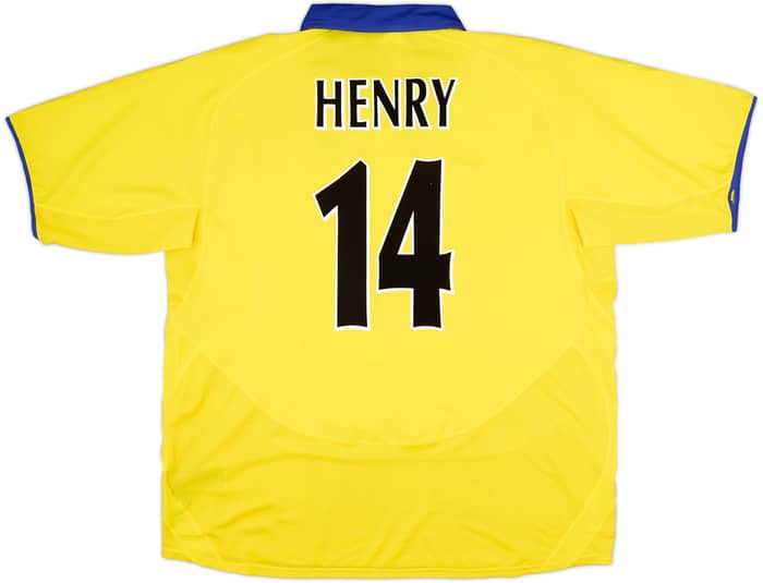2003-05 Arsenal Away Shirt Henry #14 (XXL)