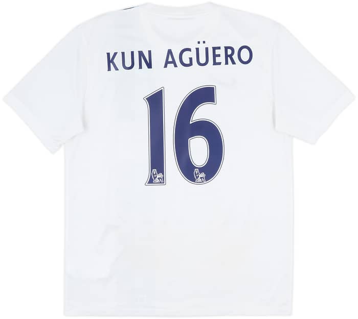 2013-14 Manchester City Third Shirt Kun Aguero #16 - 7/10 - (M)