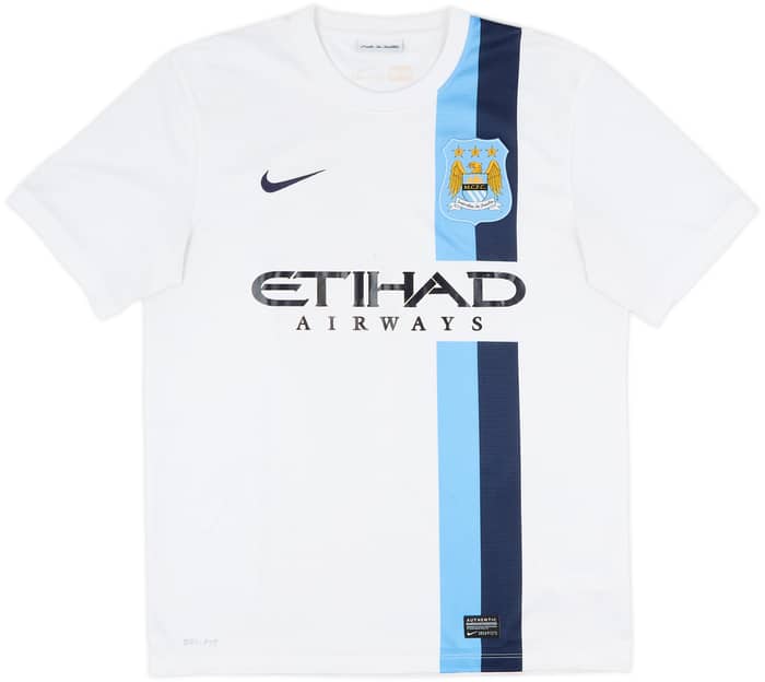 2013-14 Manchester City Third Shirt Kun Aguero #16 - 7/10 - (M)
