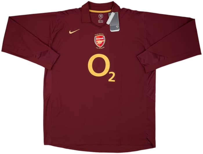 2005-06 Arsenal Home L/S Shirt Henry #14 (3XL)