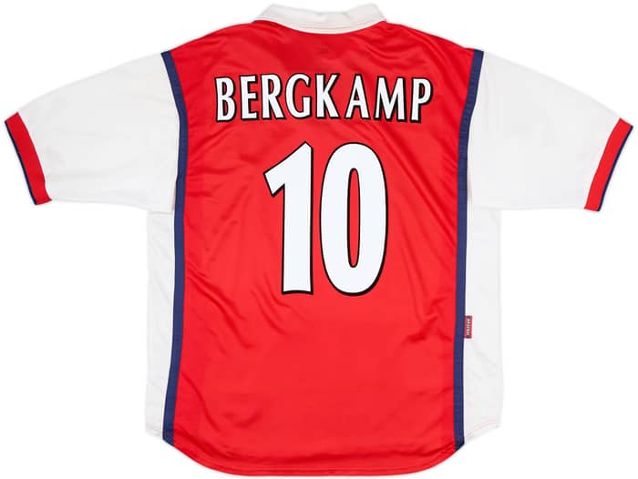 1998-99 Arsenal Home Shirt Bergkamp #10 - 8/10 - (L)