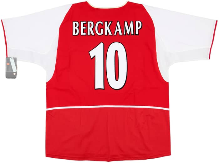 2002-04 Arsenal Home Shirt Bergkamp #10 (XXL)