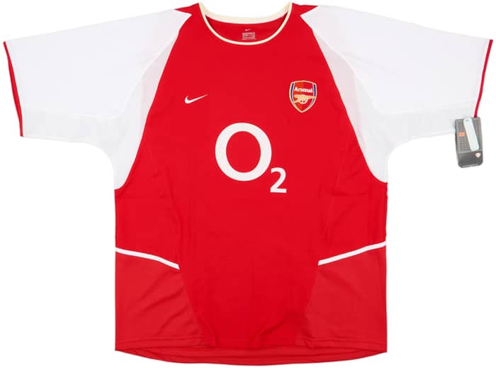 2002-04 Arsenal Home Shirt Bergkamp #10 (XXL)