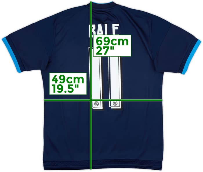 2015-16 Real Madrid Third Shirt Bale #11 - 8/10 - (S)