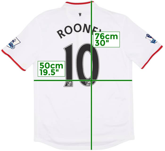 2012-14 Manchester United Away Shirt Rooney #10 - 7/10 - (M)