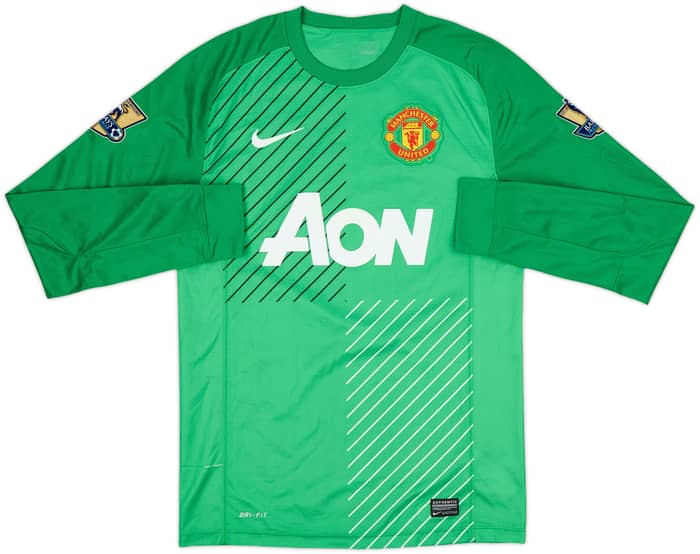 2013-14 Manchester United GK Shirt De Gea #1 - 6/10 - (S)