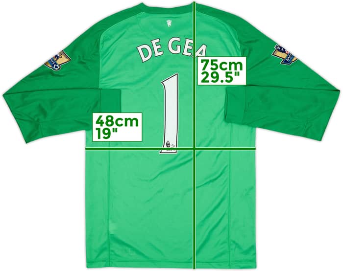 2013-14 Manchester United GK Shirt De Gea #1 - 6/10 - (S)