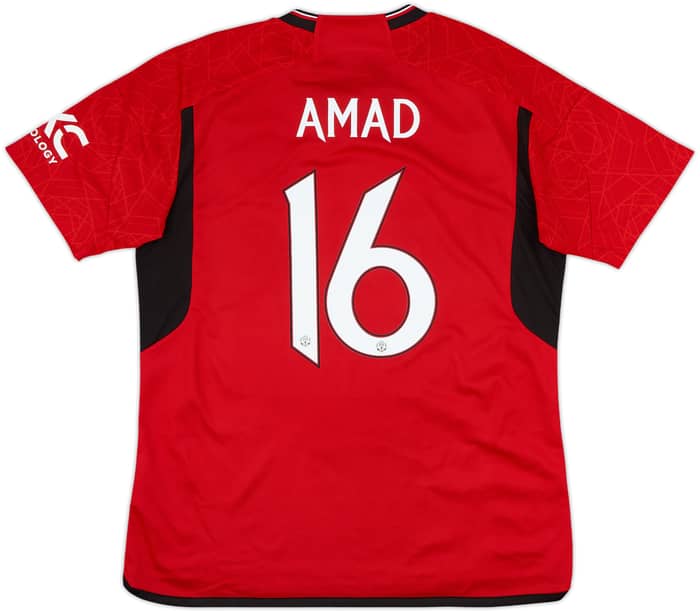2023-24 Manchester United Home Shirt Amad #16 - 10/10 - (L)