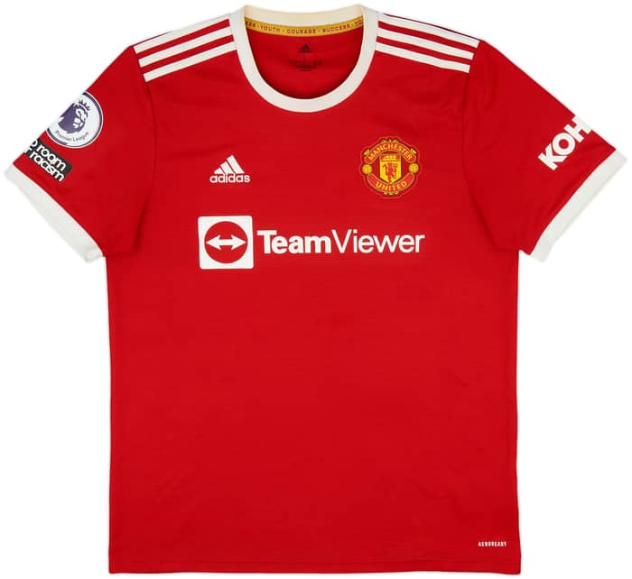 2021-22 Manchester United Home Shirt Sancho #25 - 9/10 - (L)