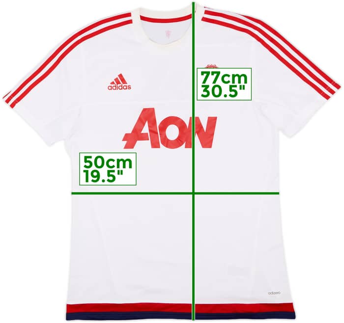 2015-16 Manchester United adizero Training Shirt - 6/10 - (L)