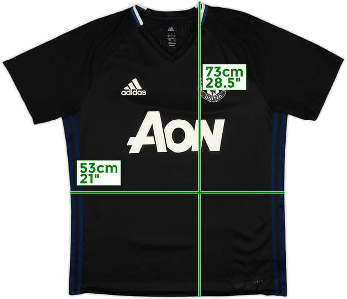 2016-17 Manchester United adidas Training Shirt - 8/10 - (L)