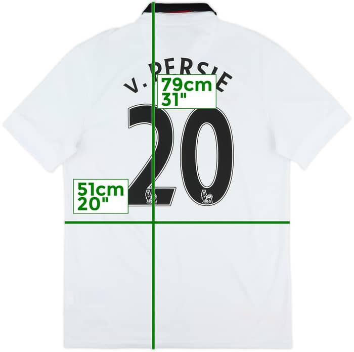 2014-15 Manchester United Away Shirt v.Persie #20 - 9/10 - (M)