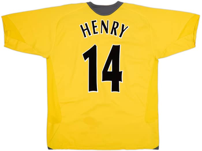 2005-06 Arsenal Away Shirt Henry #14 - 8/10 - (XL)