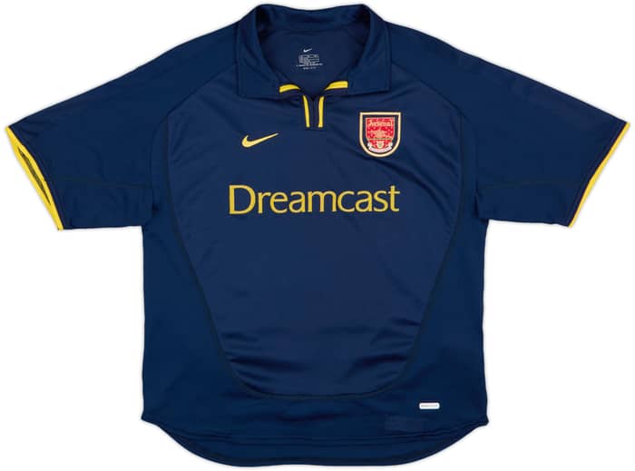 2000-02 Arsenal European Shirt Henry #14 - 9/10 - (XL.Boys)