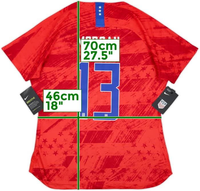 2019-20 USA Away Shirt Morgan #13 (Women's L)