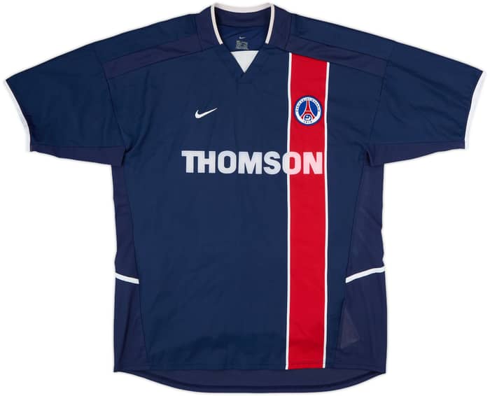 2002-03 Paris Saint-Germain Player Issue Home Shirt Ronaldinho #10 - 10/10 - (L)