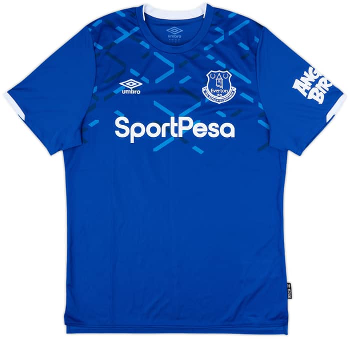 2018-19 Everton Home Shirt Baines #3 - 10/10 - (L)