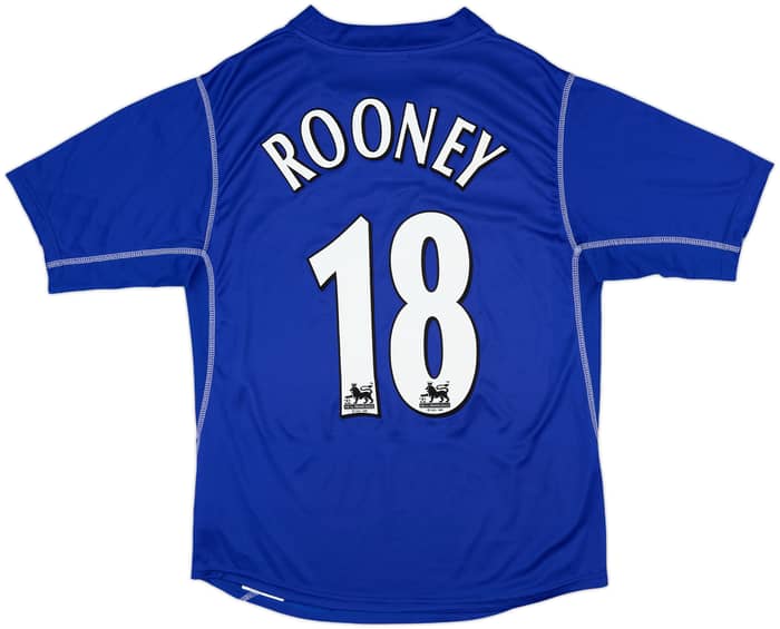 2002-03 Everton Home Shirt Rooney #18 - 9/10 - (L)