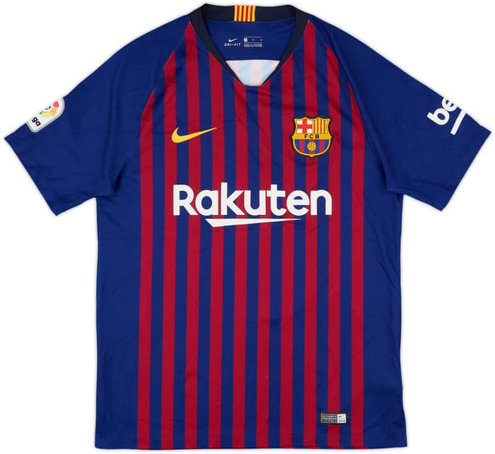 2018-19 Barcelona Home Shirt Messi #10 - 8/10 - (M)