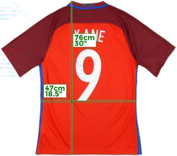 2016-17 England Away Shirt Kane #9 - 7/10 - (M)