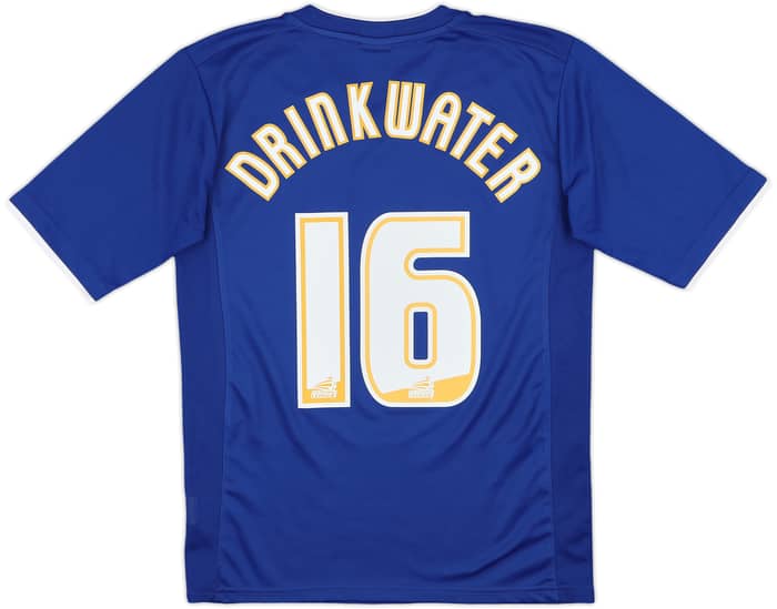 2012-13 Leicester Home Shirt Drinkwater #16 - 7/10 - (M)