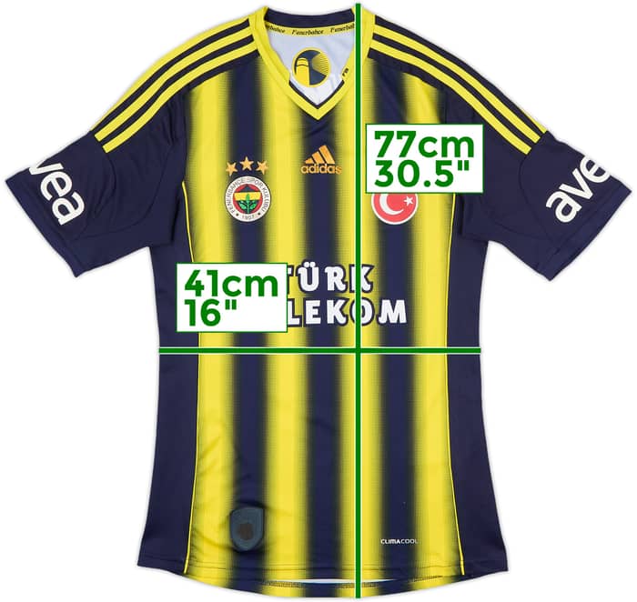 2013-14 Fenerbahce Home Shirt - 7/10 - (S)