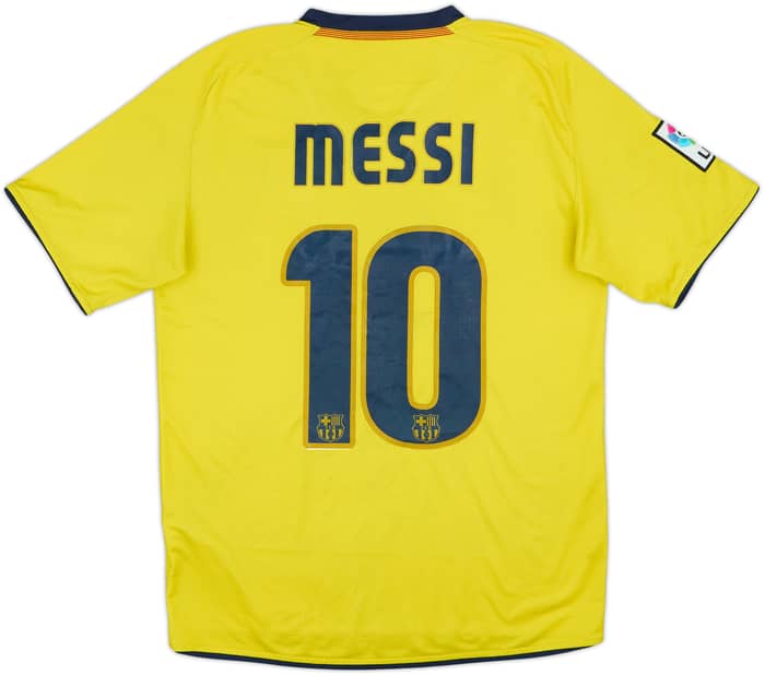 2008-10 Barcelona Away Shirt Messi #10 - 4/10 - (S)