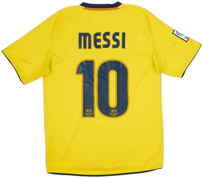 2008-10 Barcelona Away Shirt Messi #10 - 4/10 - (S)