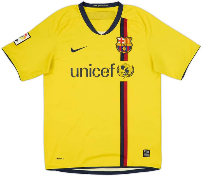 2008-10 Barcelona Away Shirt Messi #10 - 4/10 - (S)