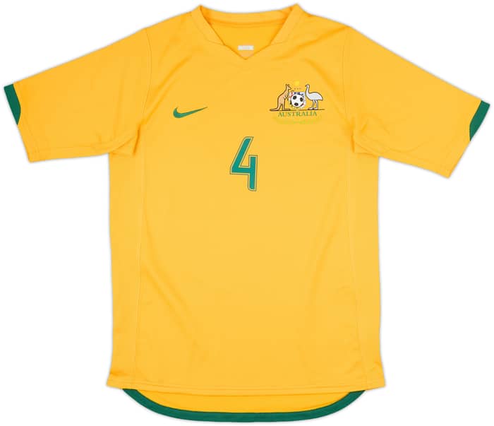 2006-08 Australia Home Shirt Cahill #4 - 9/10 - (S)