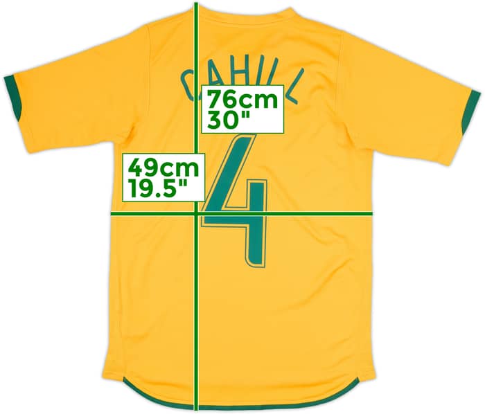 2006-08 Australia Home Shirt Cahill #4 - 9/10 - (S)