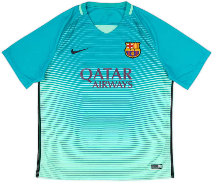 2016-17 Barcelona Third Shirt Suarez #9 - 8/10 - (XL)