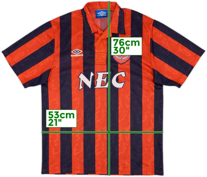 1992-94 Everton Away Shirt - 9/10 - (L)