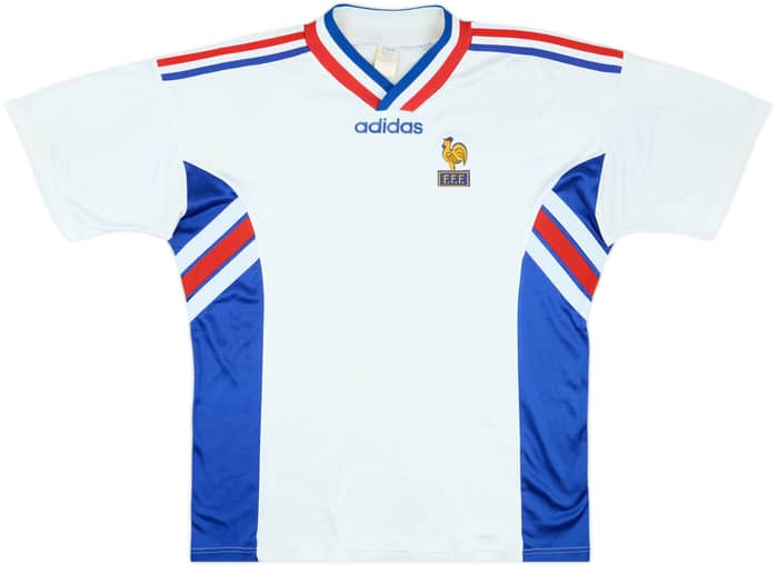 1996 France U-21 Match Issue Away Shirt #19