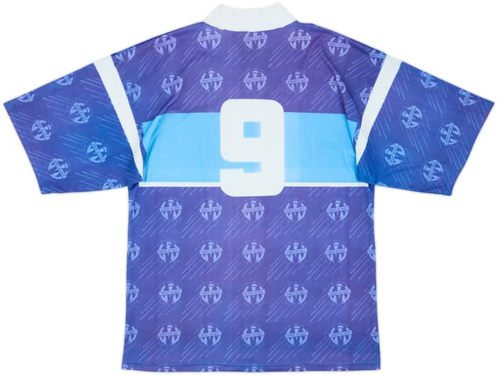 1994-95 Olympique Marseille 'Tony Cascarino' Graphic Fan Shirt #9 - 5/10 - (L)