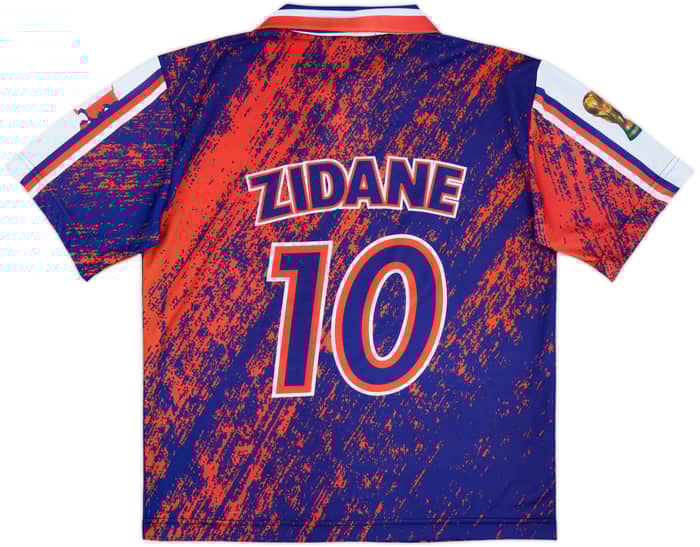 1998 France 'Champions du monde' Fan Shirt Zidane #10 - 9/10 - (XL)